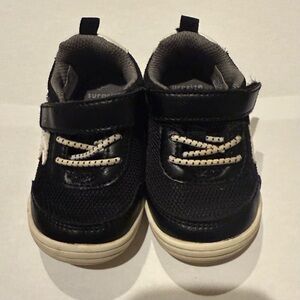 Stride Rite Black Kids Sneakers with Velcro